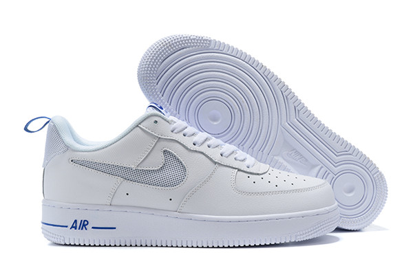 Women's Air Force 1 Low Top White Shoes 068